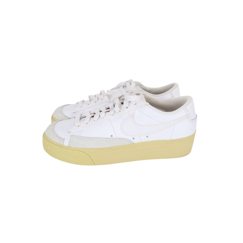 Nike Women's Blazer Low Platform Sneaker White Lemon Wash Size 8